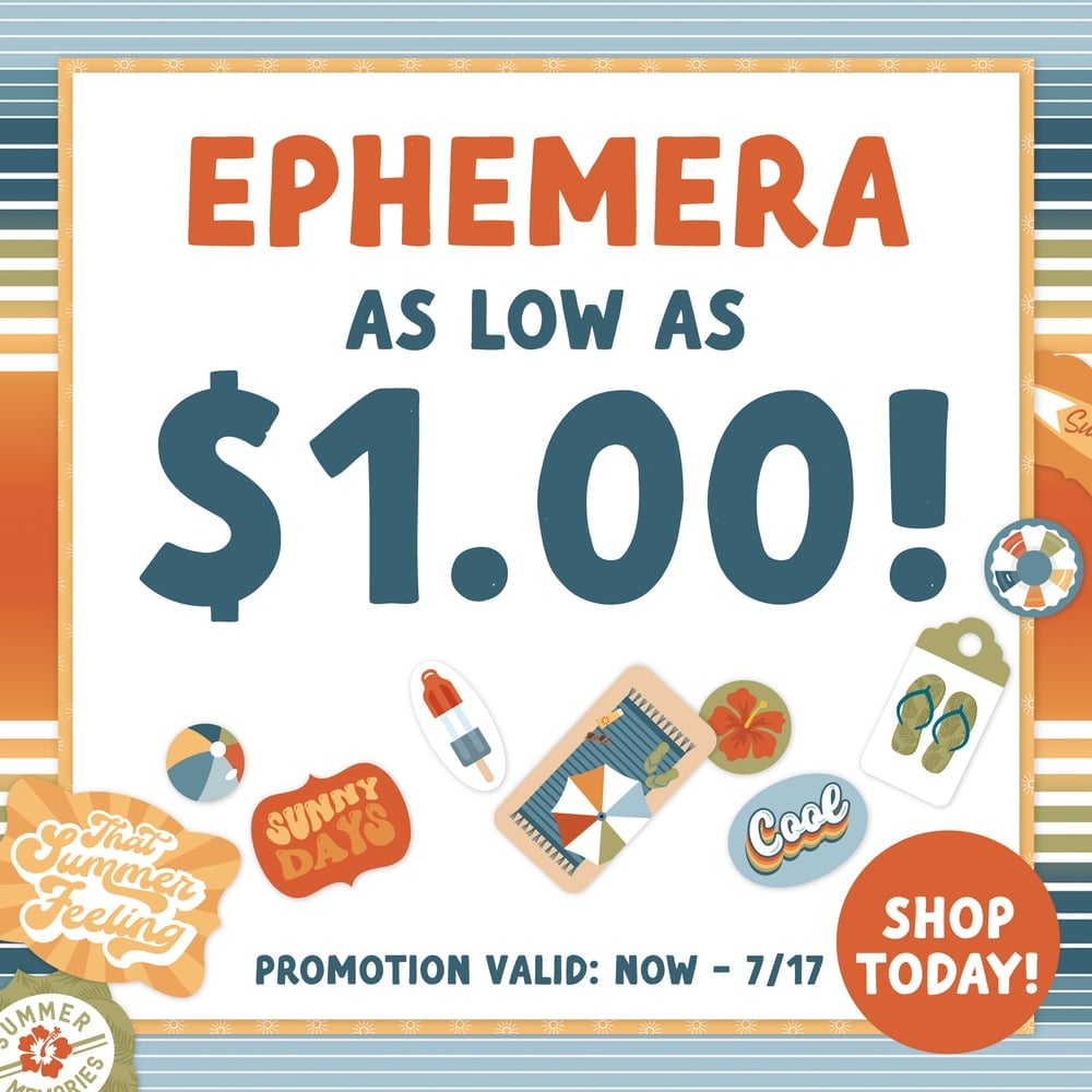Ephemera $1 Sale