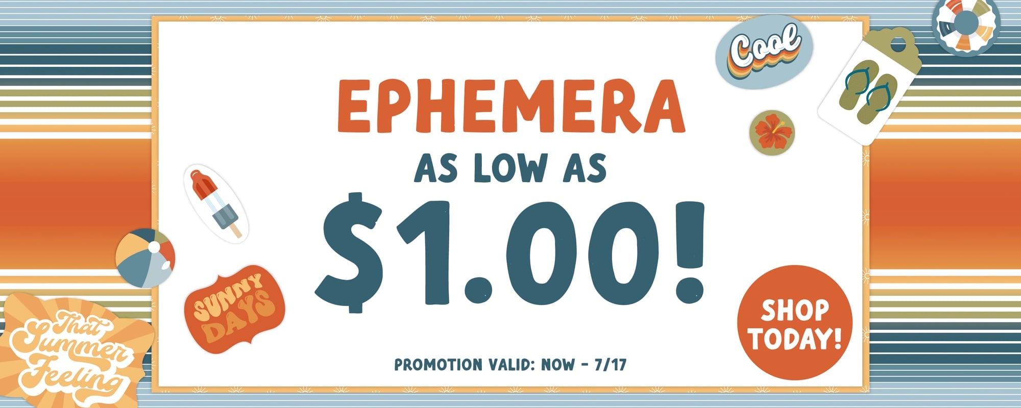 Ephemera $1 Sale