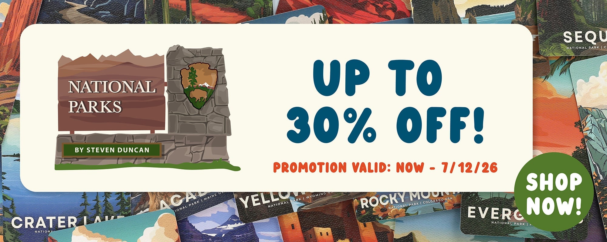 National Parks 30% Off