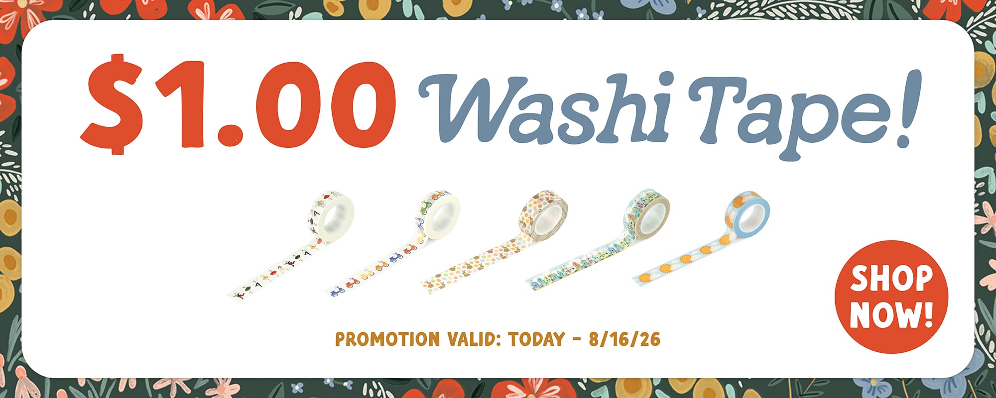 $1.00 Washi Tape