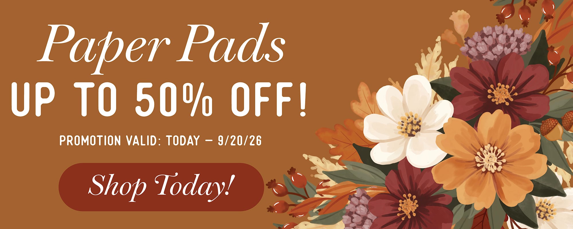 Paper Pads up to 50% Off