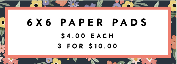 6x6 paper pads